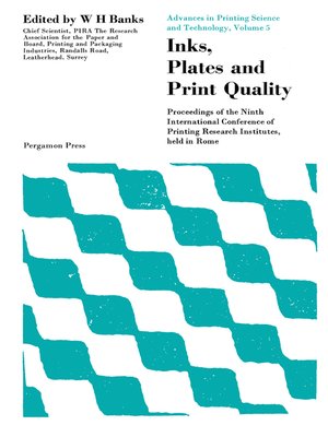 cover image of Inks, Plates and Print Quality